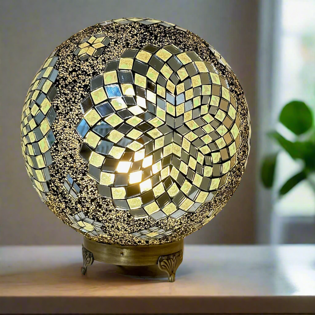 Mosaic Globe Table Lamp - 30 CM