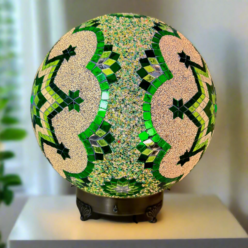 Mosaic Globe Table Lamp - 35 CM