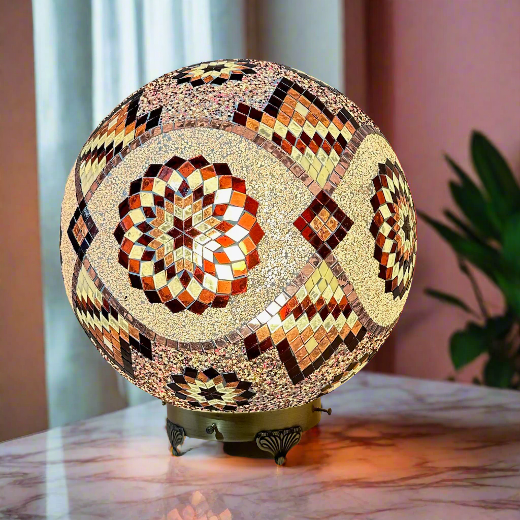 Mosaic Globe Table Lamp - 40 CM