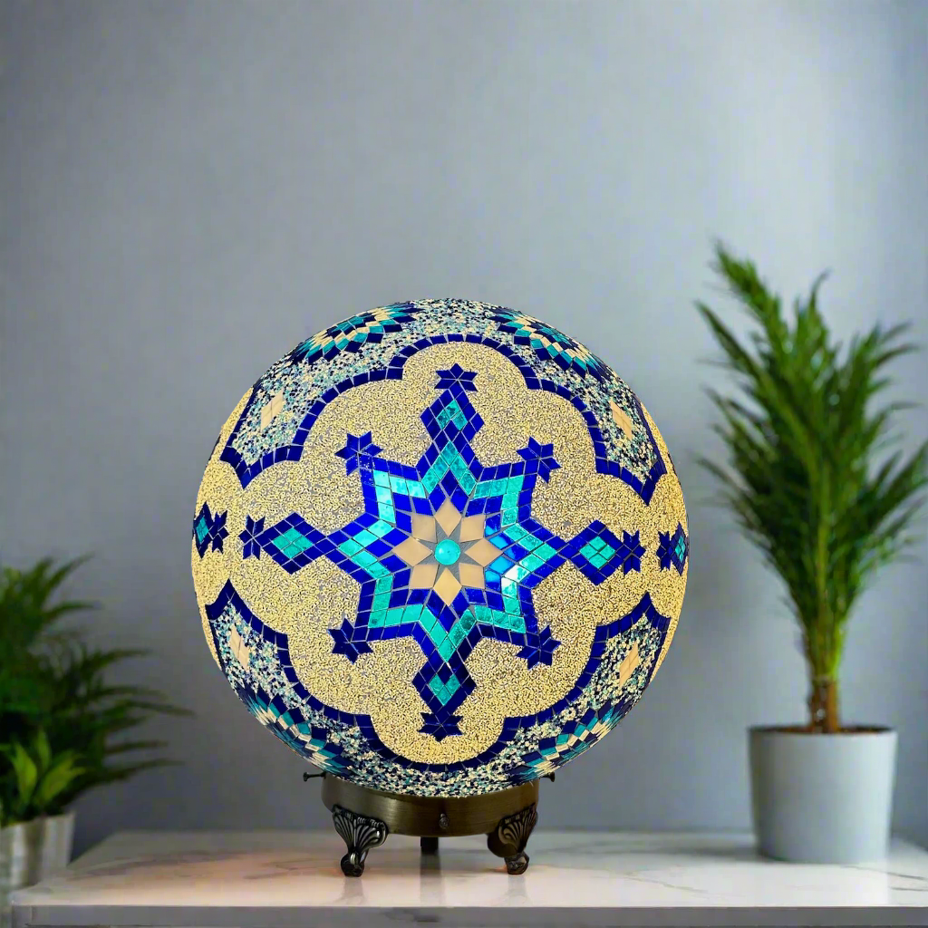 Mosaic Globe Table Lamp - 40 CM