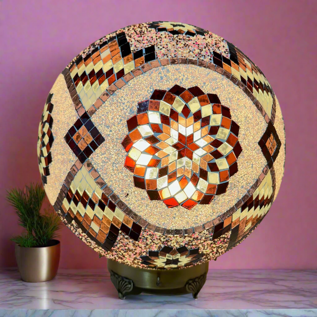 Mosaic Globe Table Lamp - 40 CM