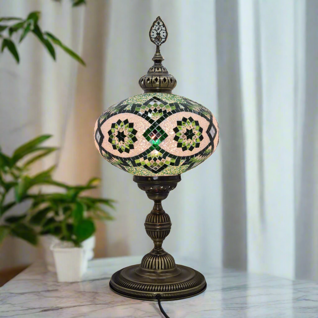 XLarge Table Lamp Turkish Mosaic Glass