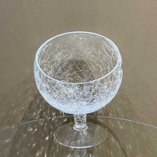 Crystallin Moon Cup - Frosted Glass