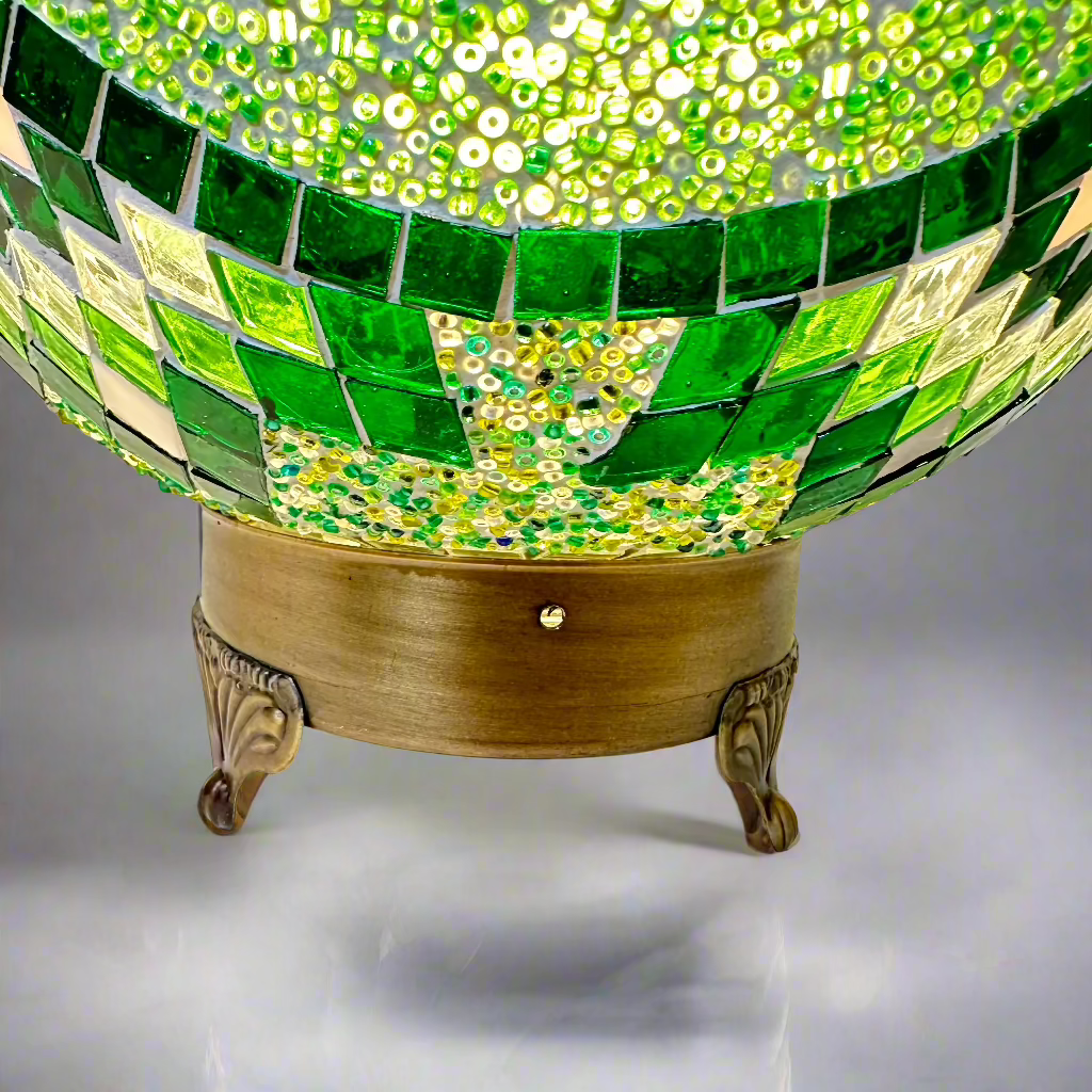 Mosaic Egg Shaped Table Lamp - 25 CM