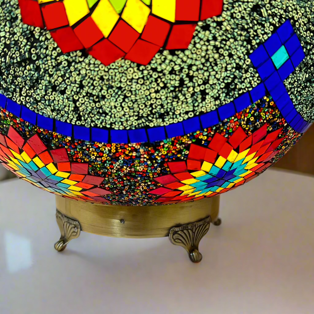 Mosaic Egg Shaped Table Lamp - 40 CM