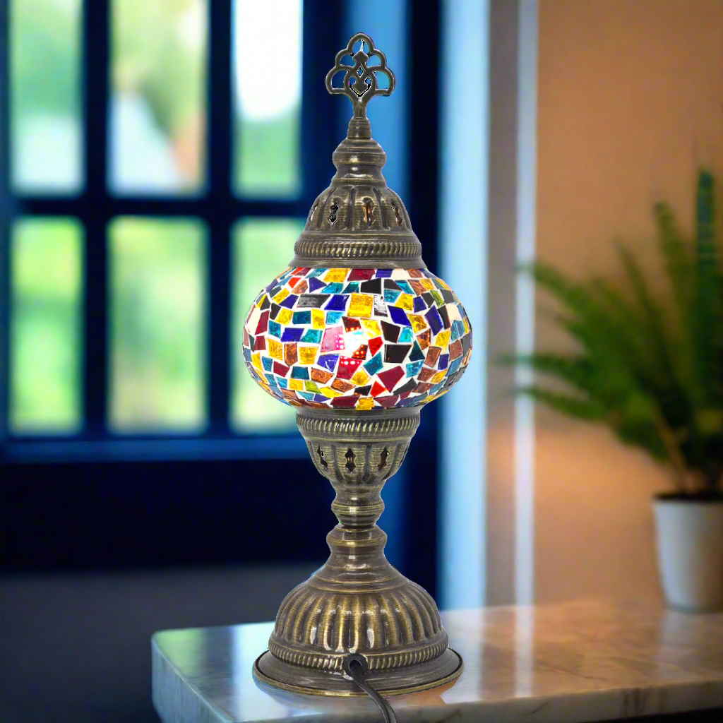 Table Lamp Mosaic - Small Glass