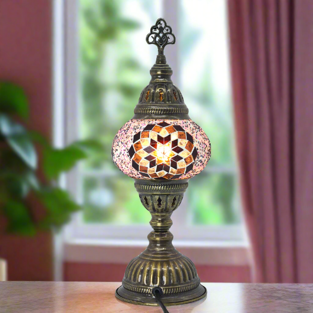 Table Lamp Mosaic - Small Glass