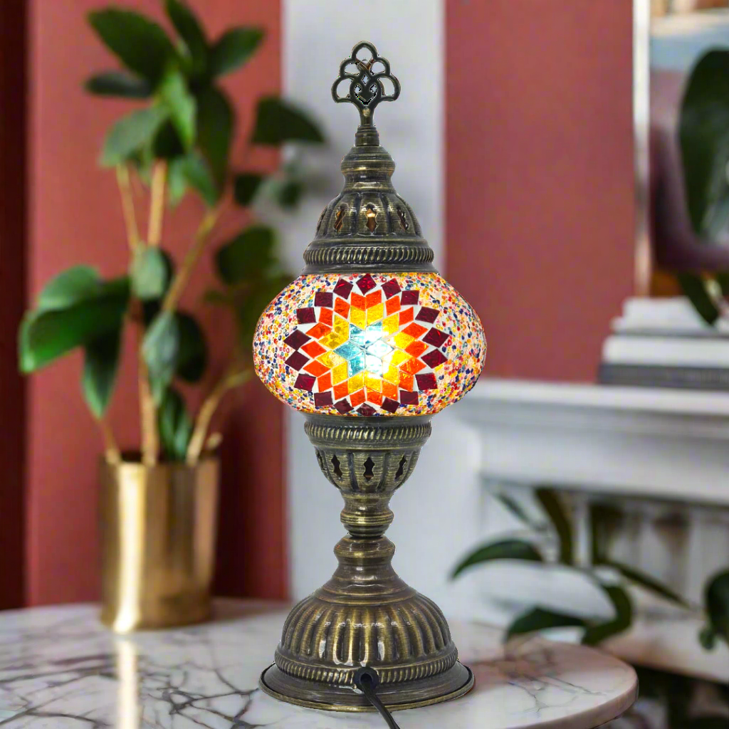 Table Lamp Mosaic - Small Glass