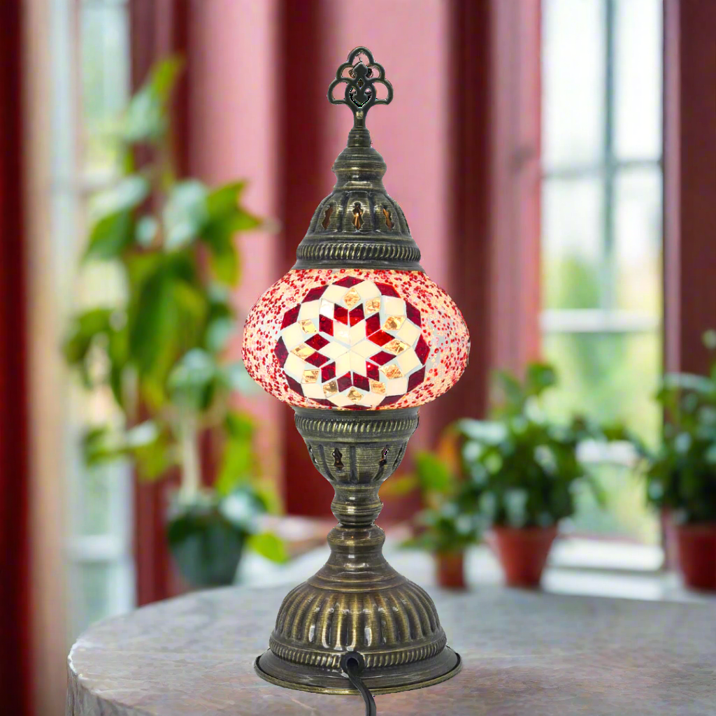 Table Lamp Mosaic - Small Glass