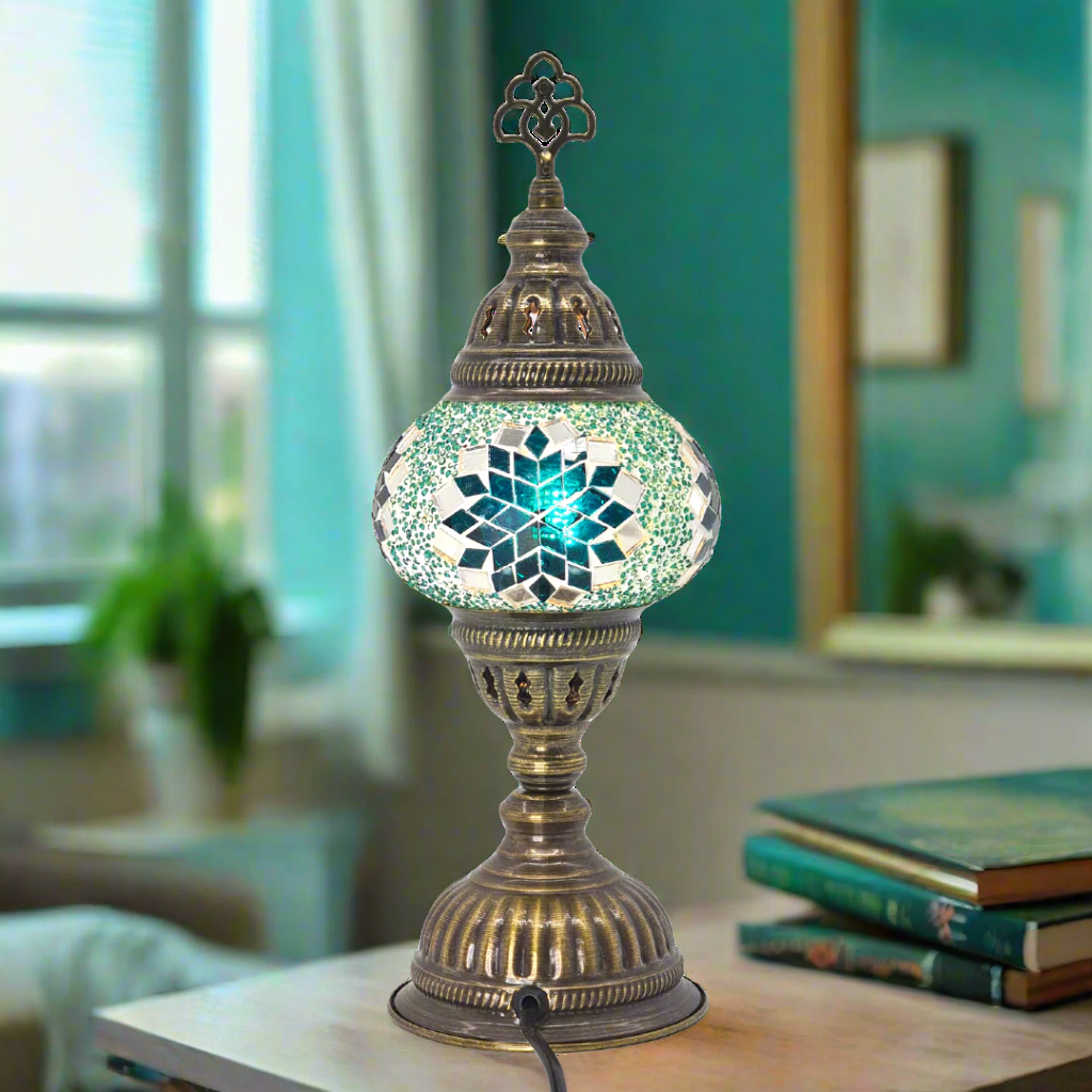 Table Lamp Mosaic - Small Glass