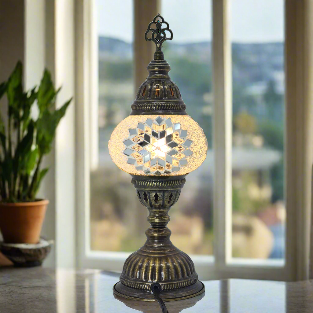 Table Lamp Mosaic - Small Glass