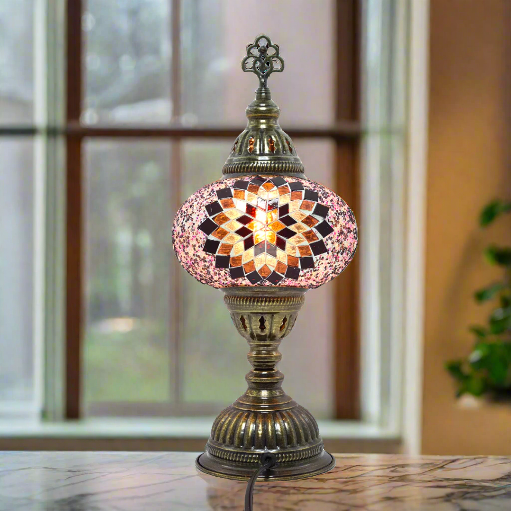 Table Lamp Mosaic - Medium Glass