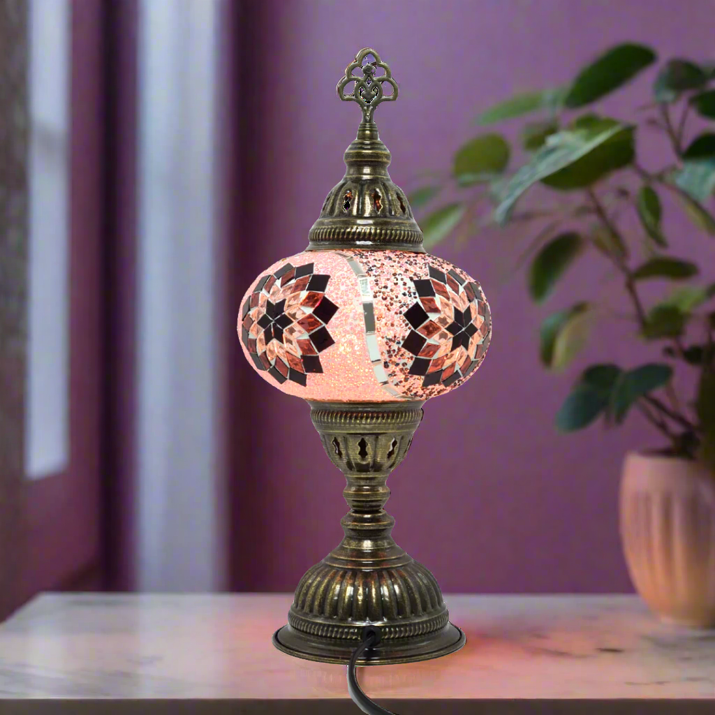 Table Lamp Mosaic - Medium Glass