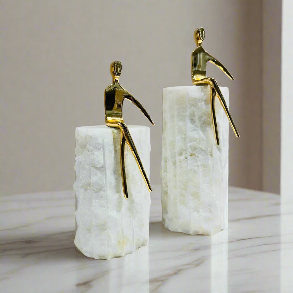 Horizon Pillars - Marble Decor - LUMINA ELIGMA HOME