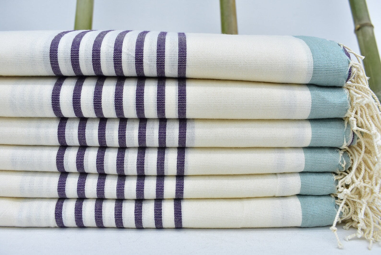 Beach Towel Handmade Cotton Viscose Turkish Towel - 190 CM X 90 CM