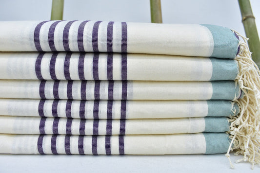 Beach Towel Handmade Cotton Viscose Turkish Towel - 190 CM X 90 CM