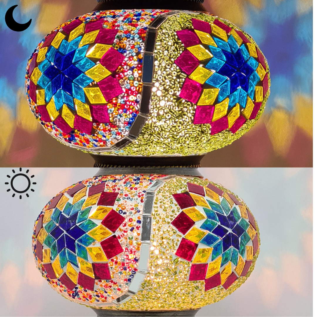 Medium Mosaic Glass Options Design 11