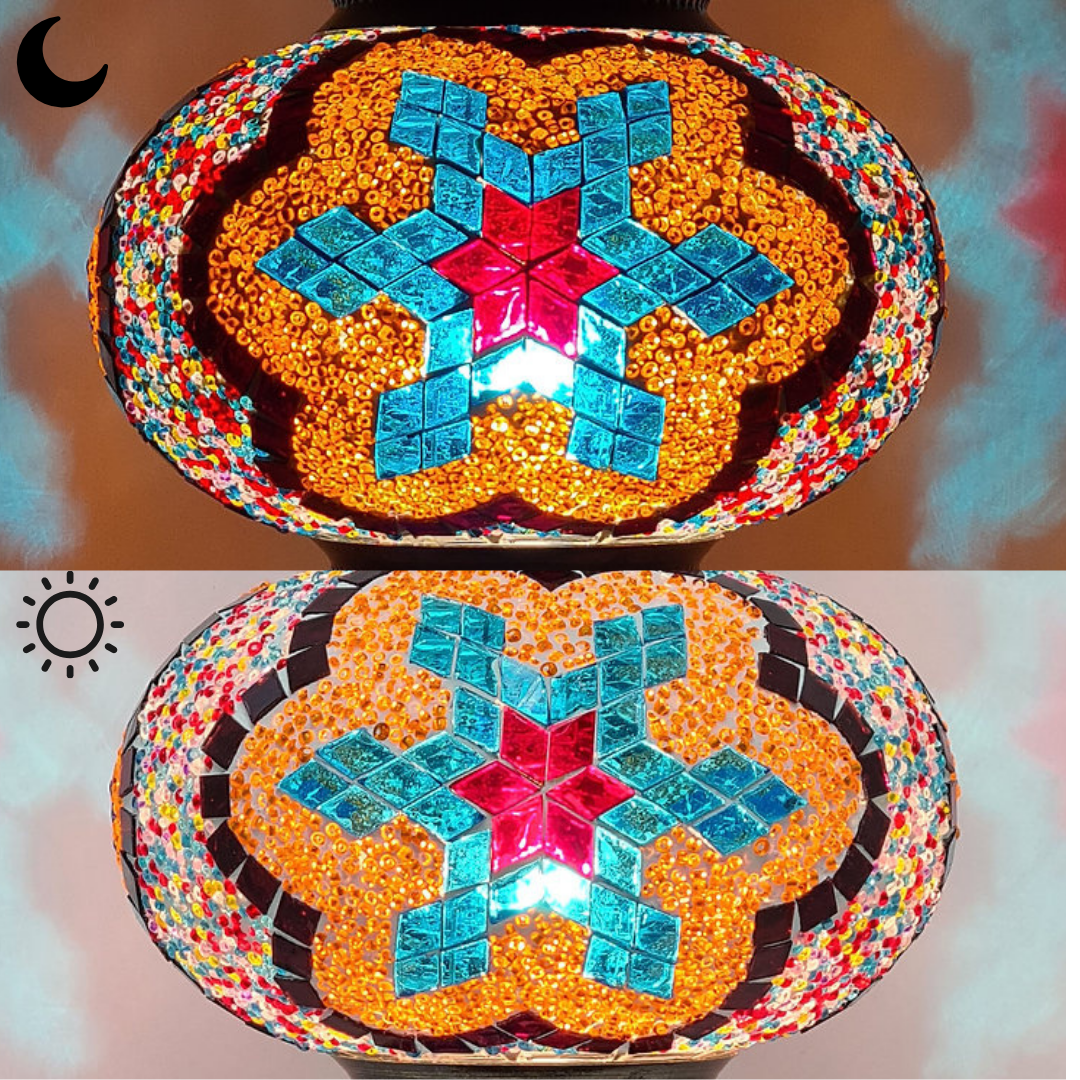 Medium Mosaic Glass Options Design 12
