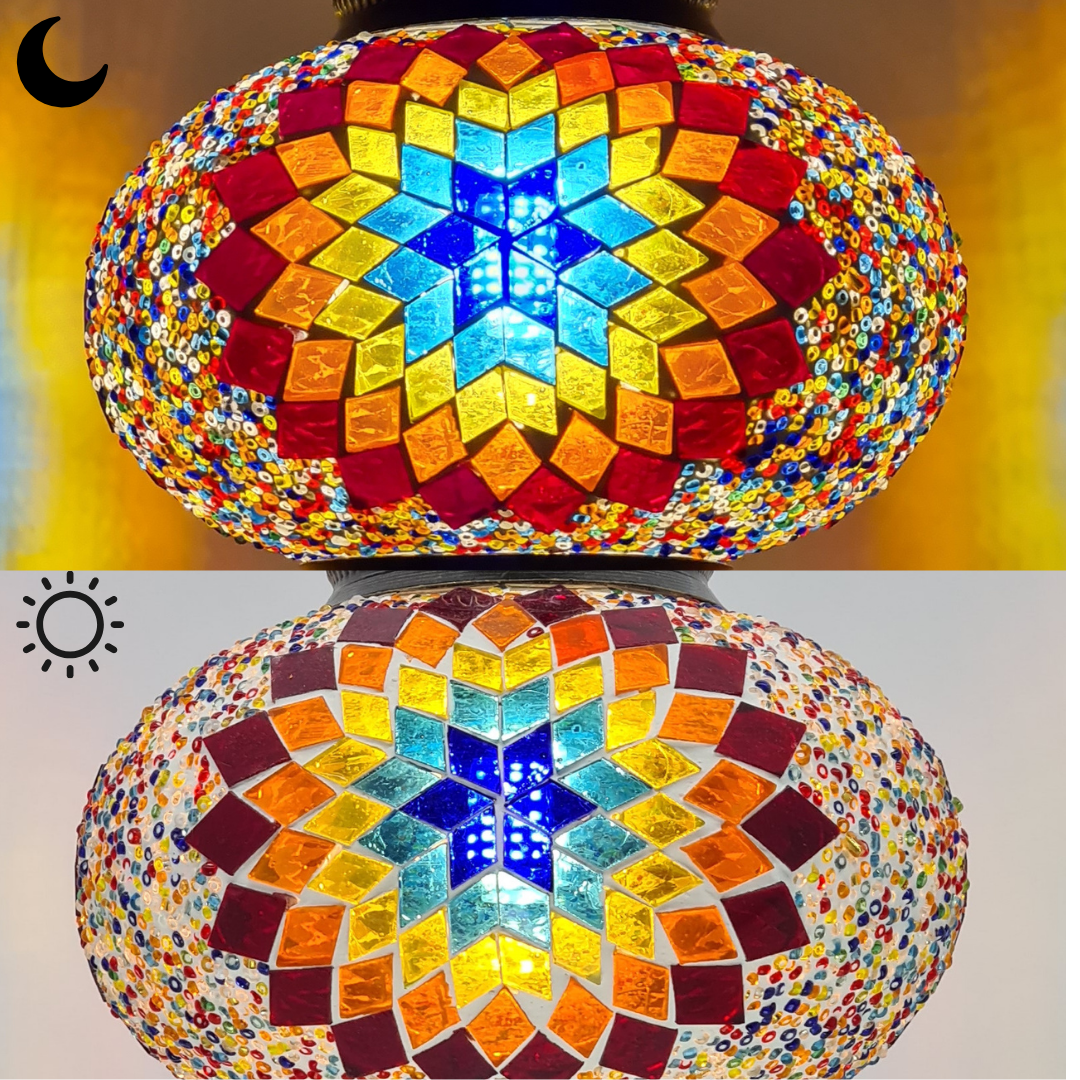 Medium Mosaic Glass Options Design 13