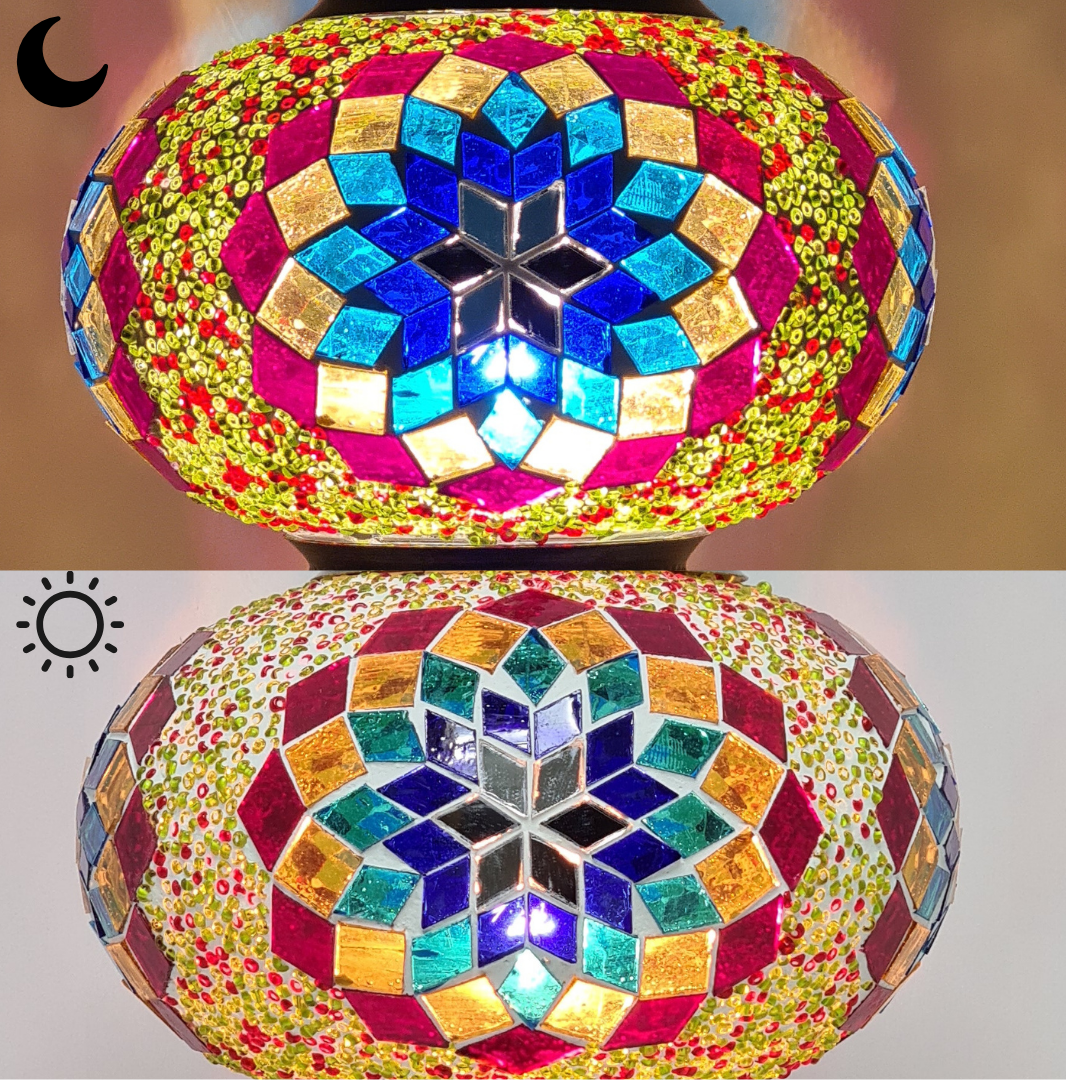Medium Mosaic Glass Options Design 16