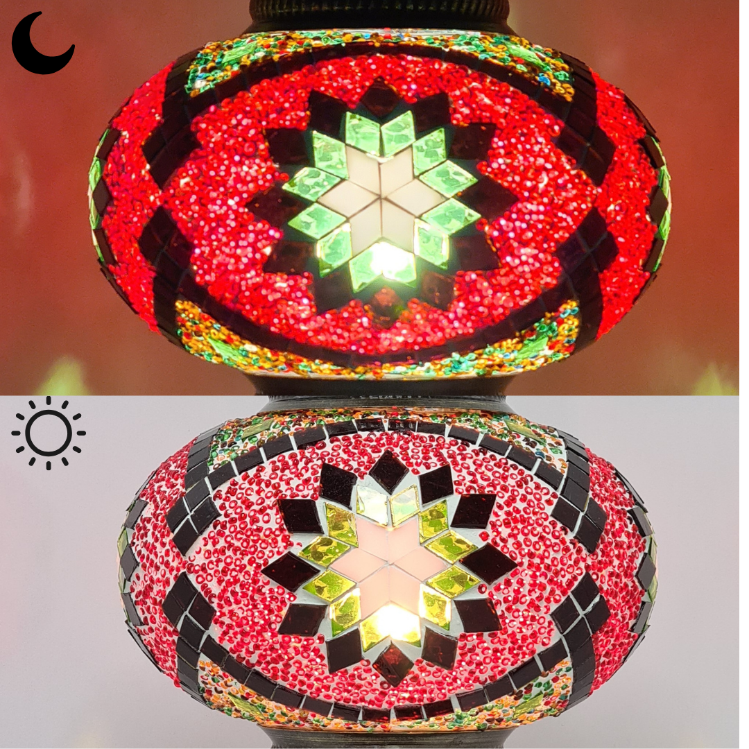 Medium Mosaic Glass Options Design 17