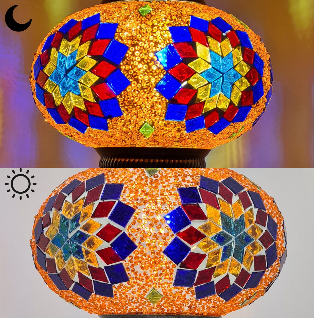 Medium Mosaic Glass Options Design 22