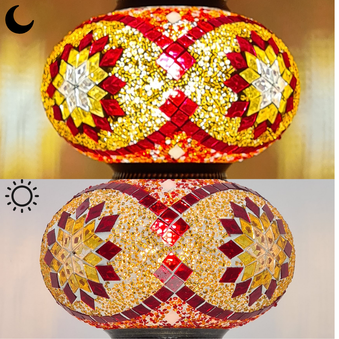 Medium Mosaic Glass Options Design 33