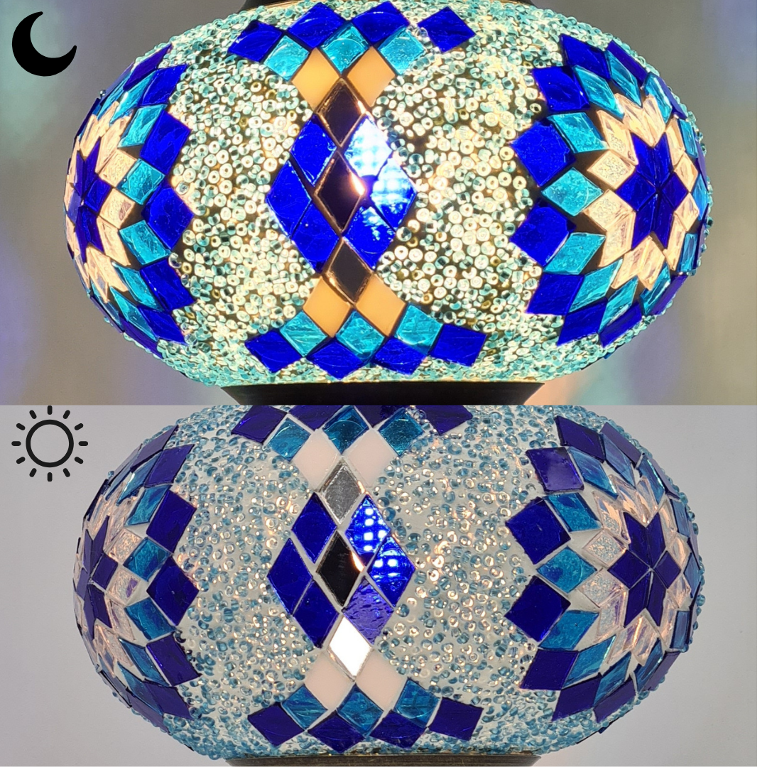 Medium Mosaic Glass Options Design 35