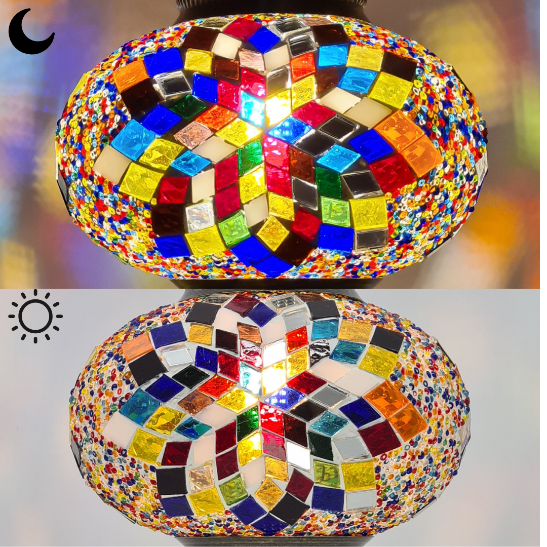 Medium Mosaic Glass Options Design 37