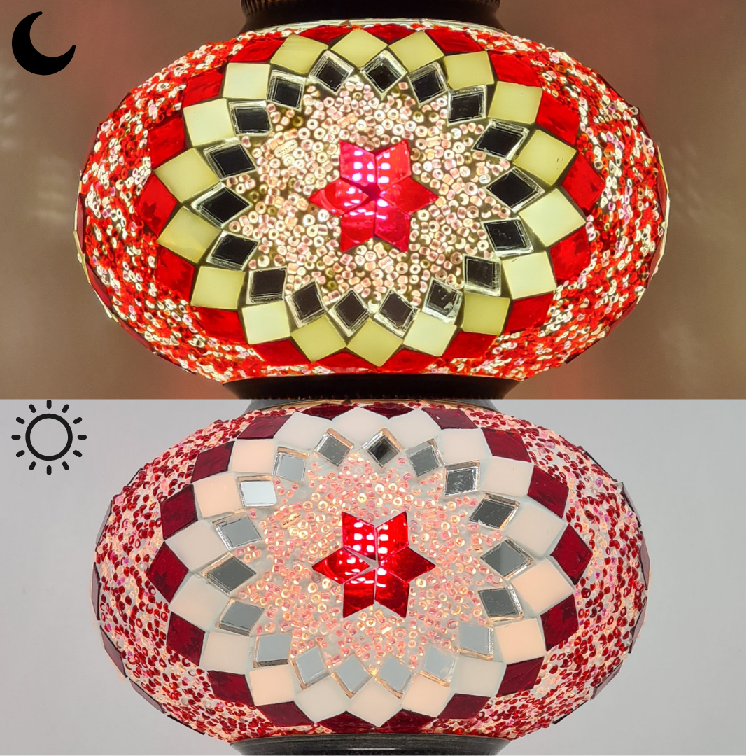 Medium Mosaic Glass Options Design 40