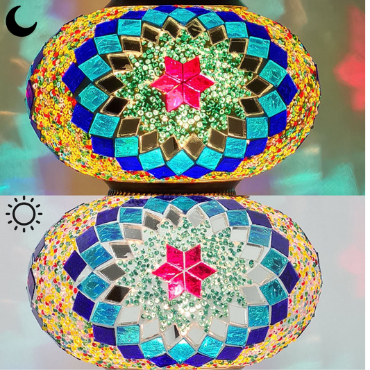 Medium Mosaic Glass Options Design 43