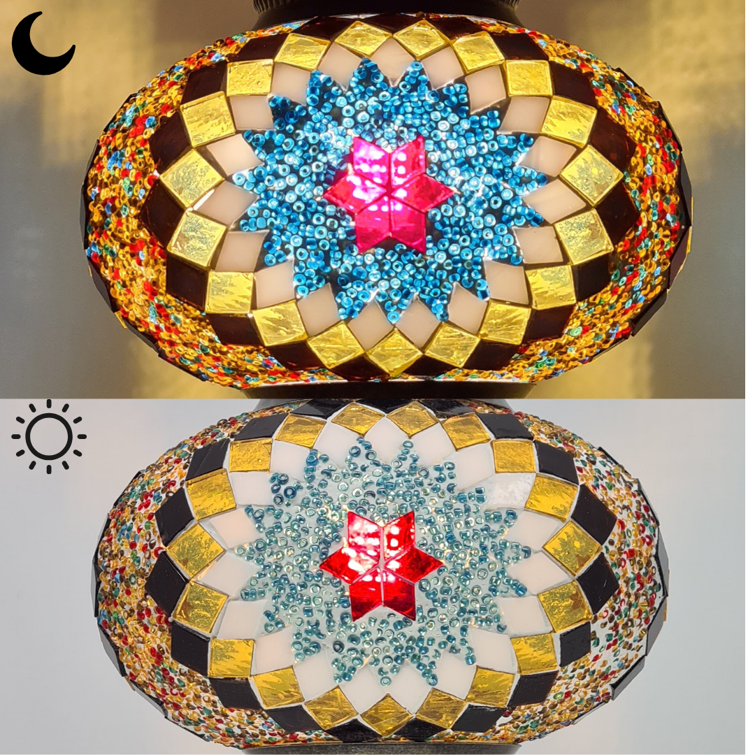 Medium Mosaic Glass Options Design 48