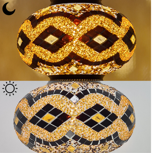 Medium Mosaic Glass Options Design 51