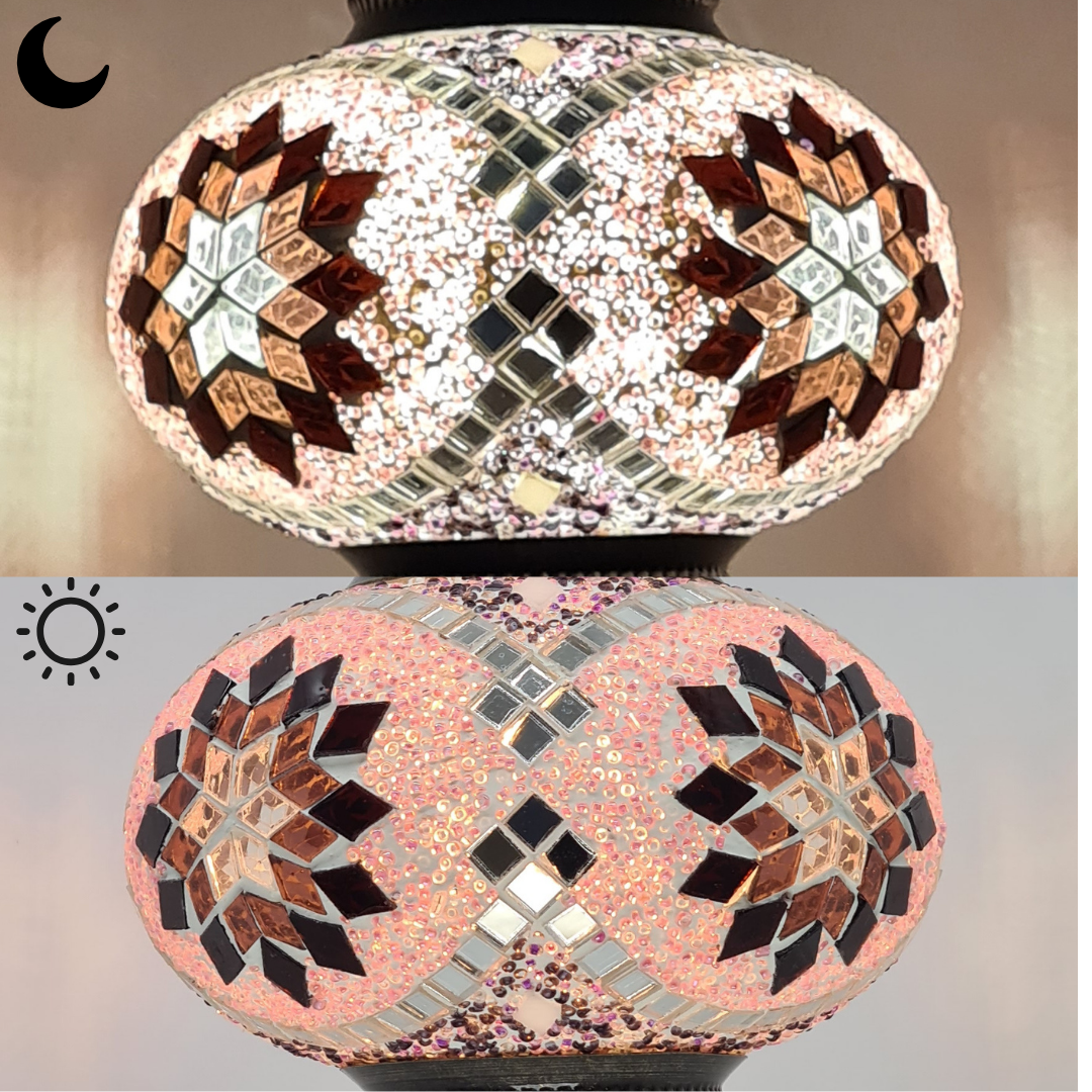Medium Mosaic Glass Options Design 9
