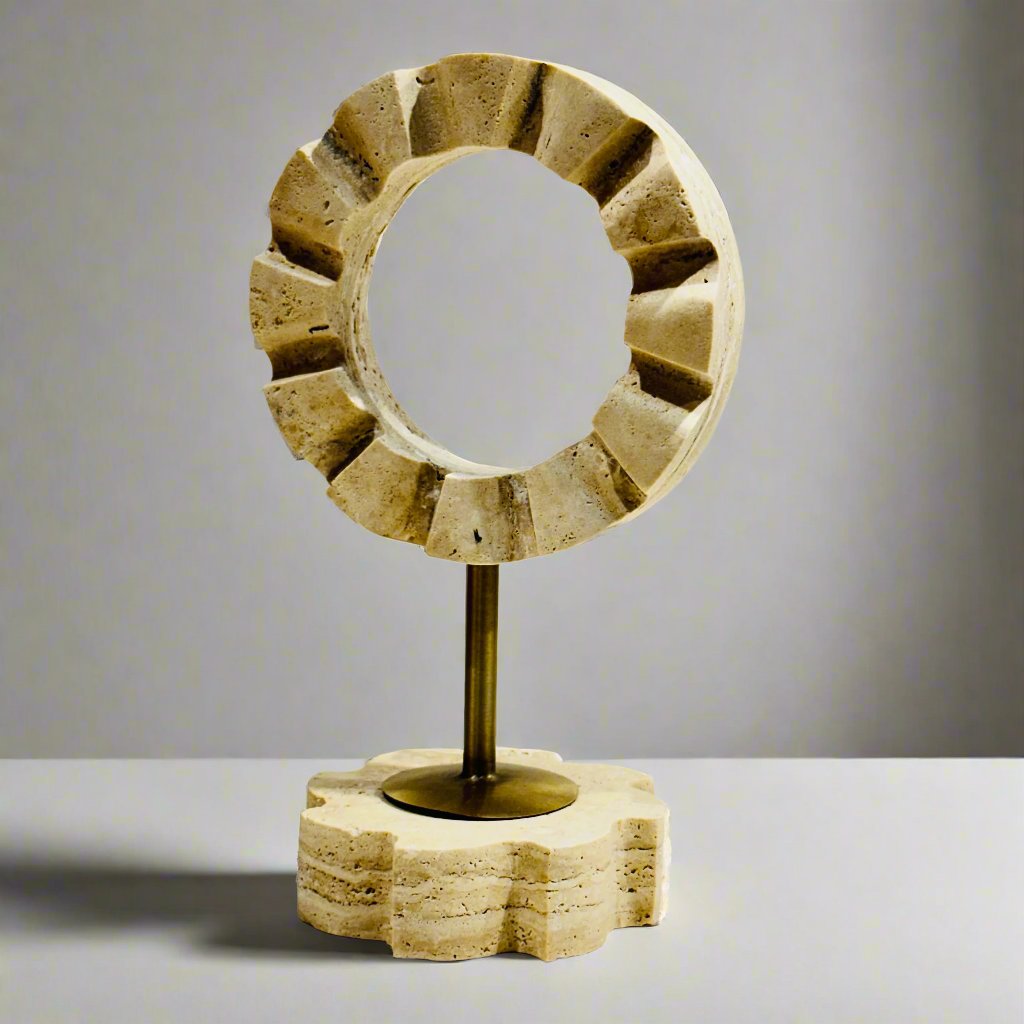 Olympus Ring - Travertine - LUMINA ELIGMA HOME