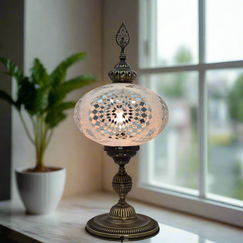 XLarge Table Lamp Turkish Mosaic Glass