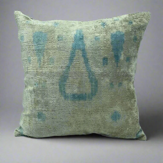 IKAT Cotton Back Pillow Cover 40x40 CM -Raindrop