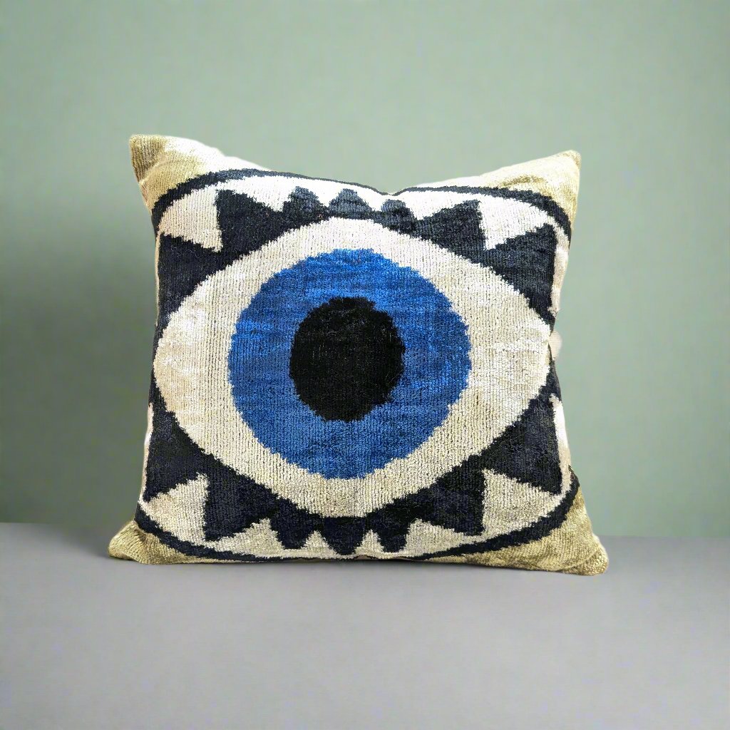 IKAT Cotton Back Pillow Cover 40x40 CM - Nazar 1